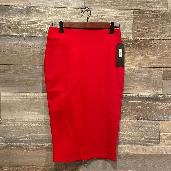 The Limited Dresses & Skirts - The limited Eva Longoria red power pointe body hugging skirt NWT small